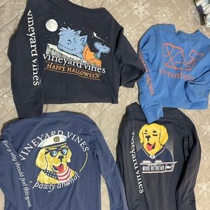 Lot of 4 Vineyard Vines 3T Longsleeves